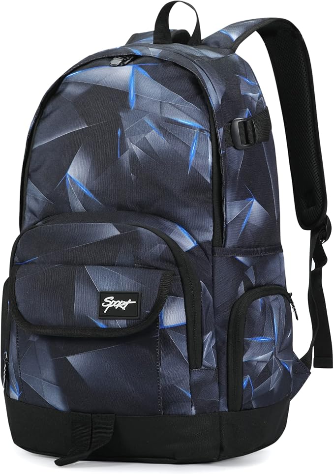 rickyh style School Backpack Travel Bag for Men & Women Lightweight College Back Pack with Laptop Compartmen