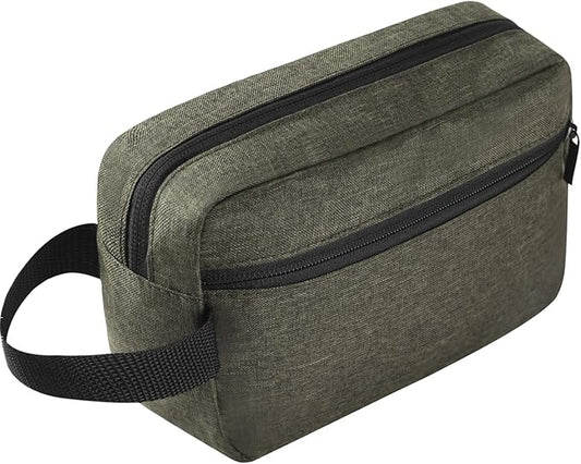 Travel Toiletry bag Toiletry bag for women men Hanging Cosmetic bag Travel accessories for Women Men (Deep green)