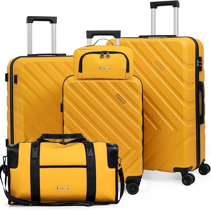 Luggage Sets 5 Piece,Suitcases with Wheels, Hard Case Luggage with Detachable Spinner Wheels,Carry On Luggage Set (5 Piece Sets (20"/24"/28"/DB/TB))