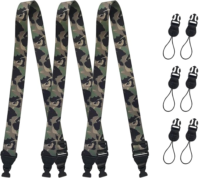 3 Pack Adjustable Shoulder Strap:Comfortable for iPad Strap Nylon Neck Lanyard for iPad/Samsung Tablet Case,Camera Binocular Crossbody Laptop Luggage Bag(Camouflage Color)