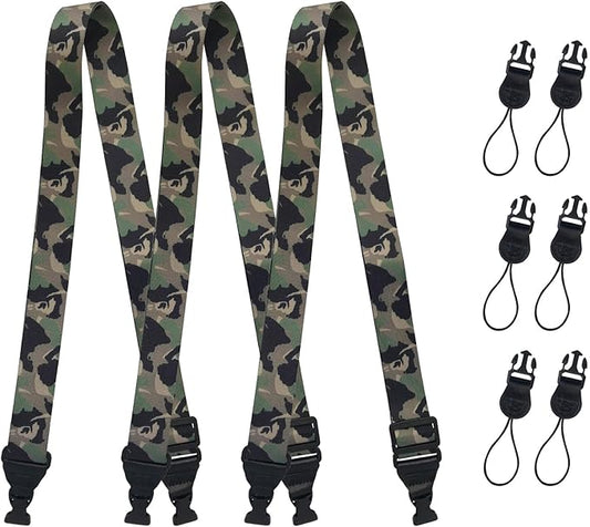 3 Pack Adjustable Shoulder Strap:Comfortable for iPad Strap Nylon Neck Lanyard for iPad/Samsung Tablet Case,Camera Binocular Crossbody Laptop Luggage Bag(Camouflage Color)