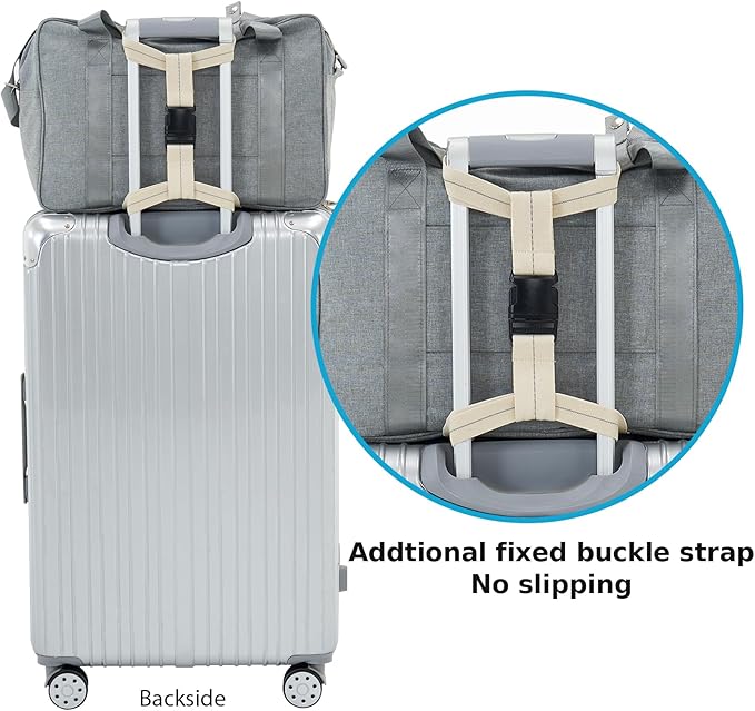 Travelkin Luggage Straps Bag Bungees add a Bag, Luggage Bungee for suitcases Elastic Strap Belt