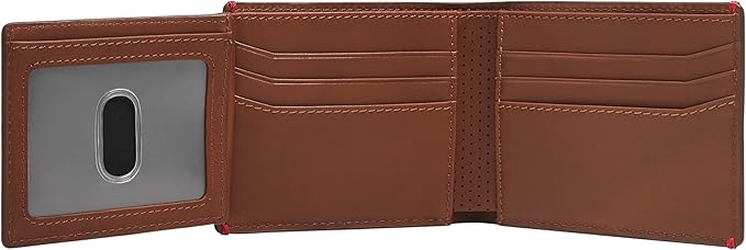 Fossil Men's Everett Leather Bifold with Flip ID Wallet