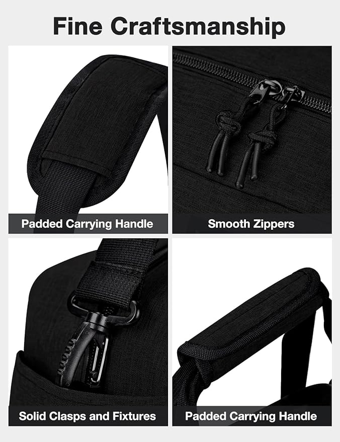 Noozion 14 inch Small Gym Bag for Women & Men, Lightweight Carry On Mini Duffle Bag with Multiple Pockets, Sports Bag for Travel and Workout.