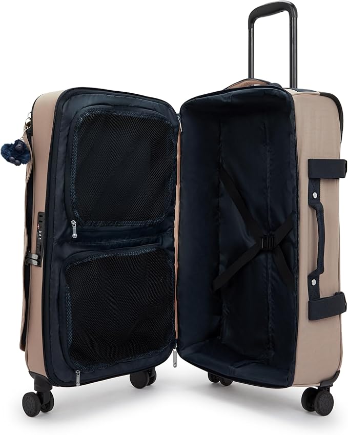 Kipling Women's Spontaneous Medium Softside Spinner Wheel Luggage, Integrated TSA Accepted Lock