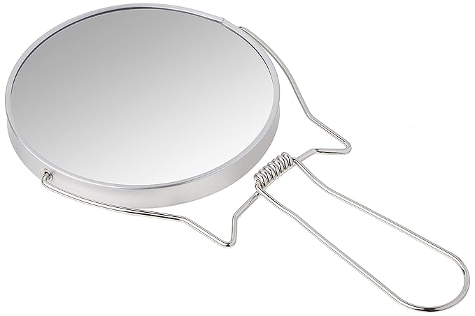 Goody Two-Sided Makeup Mirror with Stand - 1X and 3X Dual Sided Magnification - Lightweight & Portable Table Top Magnifying Vanity Mirror