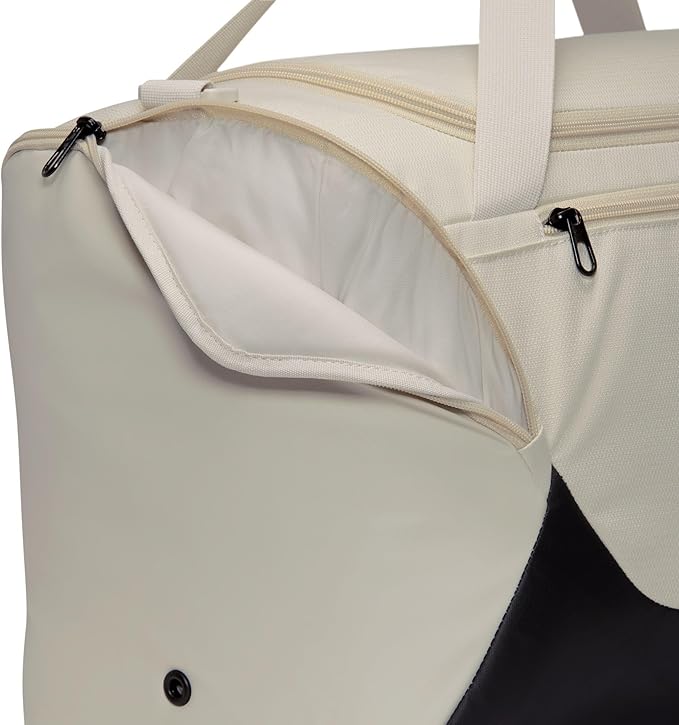 Nike Brasilia Duffel (Small), Light Bone/Black/Black, MISC