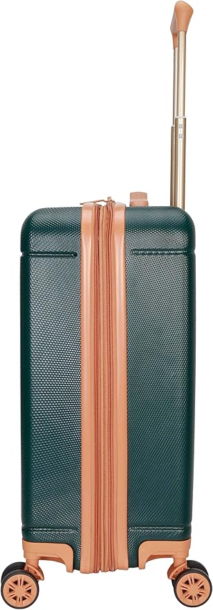 Dockers Hooper Hardside Expandable 8-Wheel Spinner Travel Carry On Luggage, 20-Inch, Ponderosa Pine