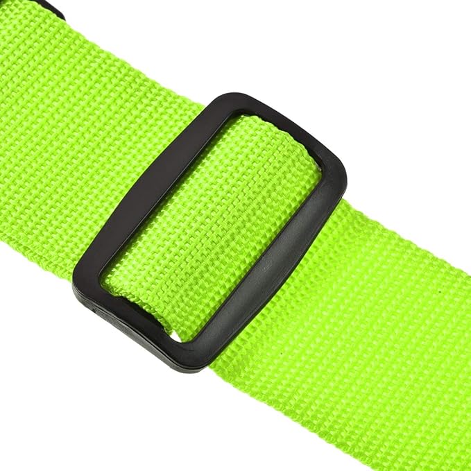 uxcell Luggage Straps Suitcase Belts with Buckle, Combination Lock, 2Mx5cm Adjustable PP Travel Packing Accessories, Light Green 2Pcs