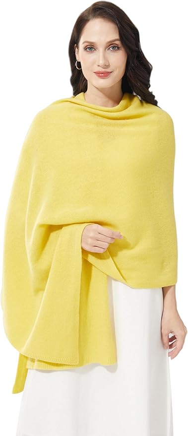 Soft Cashmere Blend Wrap Chic Scarf Stole for Women Wayfarer Travel Extra Large 87"x28"