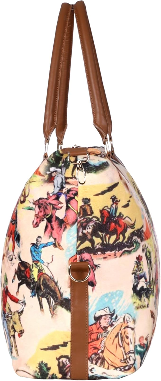 Weekender Bag Duffle Bag For Women Large Travel Tote Bag Overnight Weekend Bags With Shoulder Strap Cow Leopard Atzec…