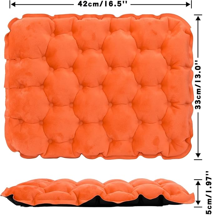 ONTYZZ Inflatable Seat Cushion Lightweight Airplane Seat Cushion Stadium Seat Travel Cushion for Climbing Hiking Office Airplane