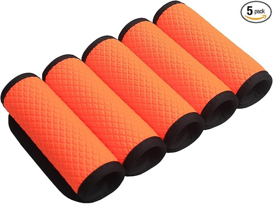 Luggage Handle Wrap for Suitcase/Carry On/Backpacks-Neoprene Luggage Handle Wraps Bright Luggage Identifiers/Tags/Spotter/Markers Travel Accessories/Essentials-Orange