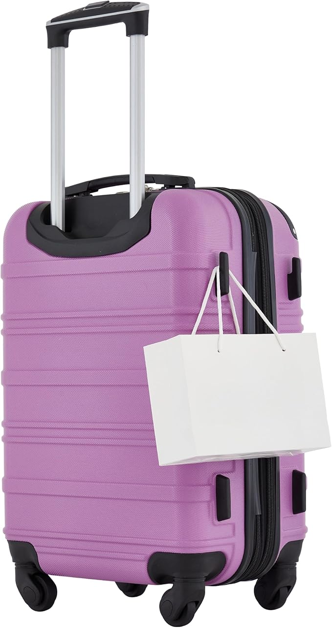 Travelers Club Phoenix Luggage, Mulberry, 22-Inch Carry-On