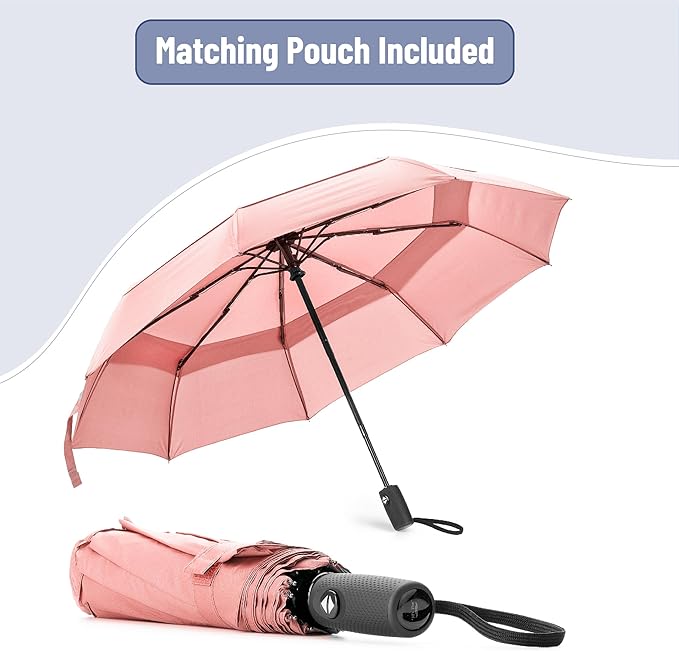 Mr. Pen- Windproof Travel Umbrella, Automatic Umbrellas for Rain, Compact