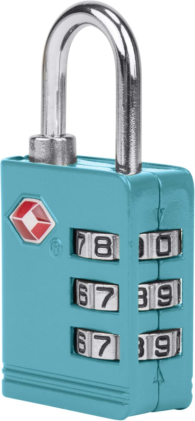 Travelon Travelon TSA Luggage Lock Luggage Lock, Aqua