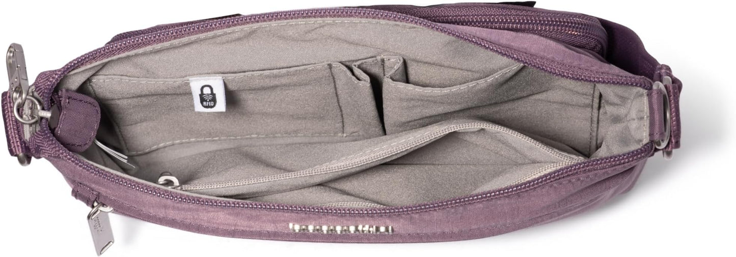 Baggallini womens Securtex Anti-theft Memento Crossbody Bag