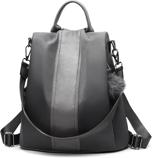 PINCNEL Women Backpack Purse Waterproof Nylon Anti-theft Rucksack Lightweight Shoulder Bag