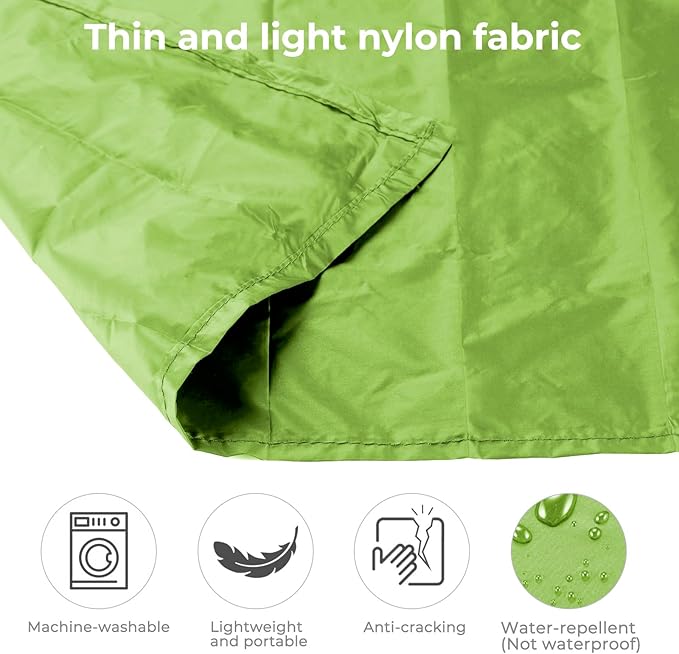 Pocket Picnic Blanket for 1 Person, 43.3x27.56″ (1.27oz) Super Light Compact Beach Blanket, SandProof Waterproof Portable Beach Picnic Mat for Outdoor Hiking Camping Travel Festival(Green)