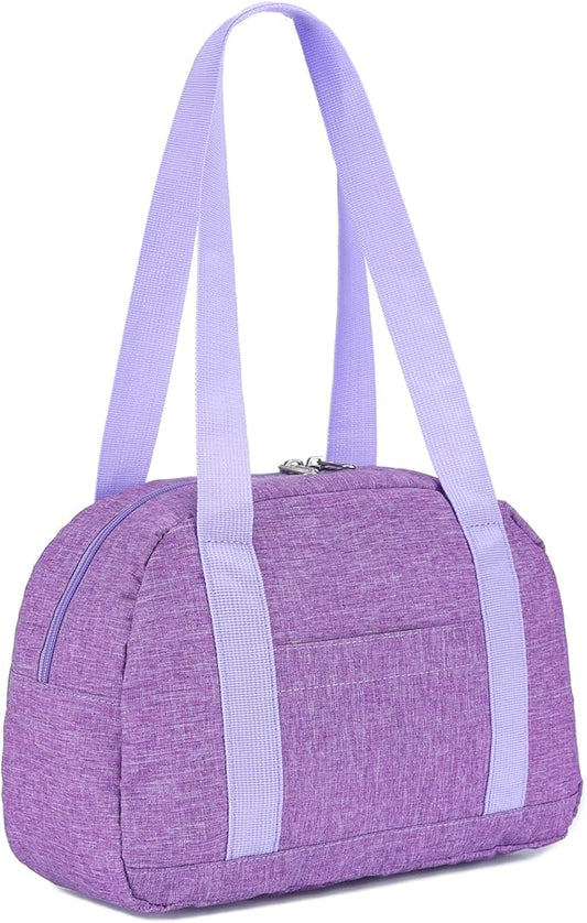 Mini Gym Bag for Women Girls, 12 inch Small Gym Tote, Lightweight Small Carry On Duffle Bag for Travel Sports