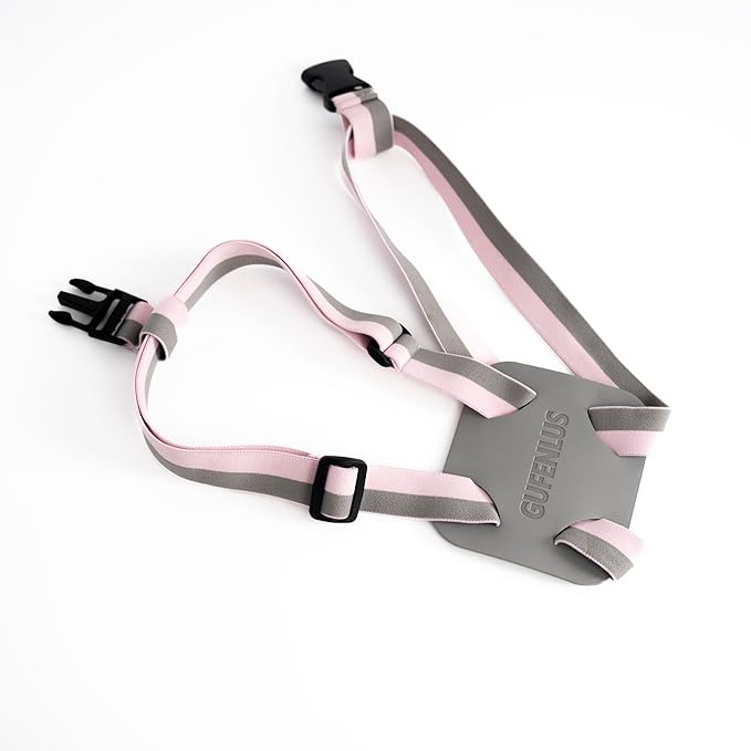 Travel Belt for Luggage Straps Add a Bag Bungees Luggage Strap Over Handle Suitcases Belt for Carry On Bag Elastic Belt Adjustable Suitcase Strap Airport Travel Accessories (Pink/Grey 1pcs)