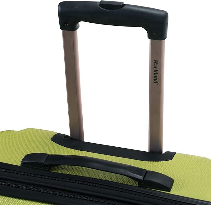 Rockland Melbourne Hardside Expandable Spinner Wheel Luggage, Lime, 3-Piece Set (20/24/28)