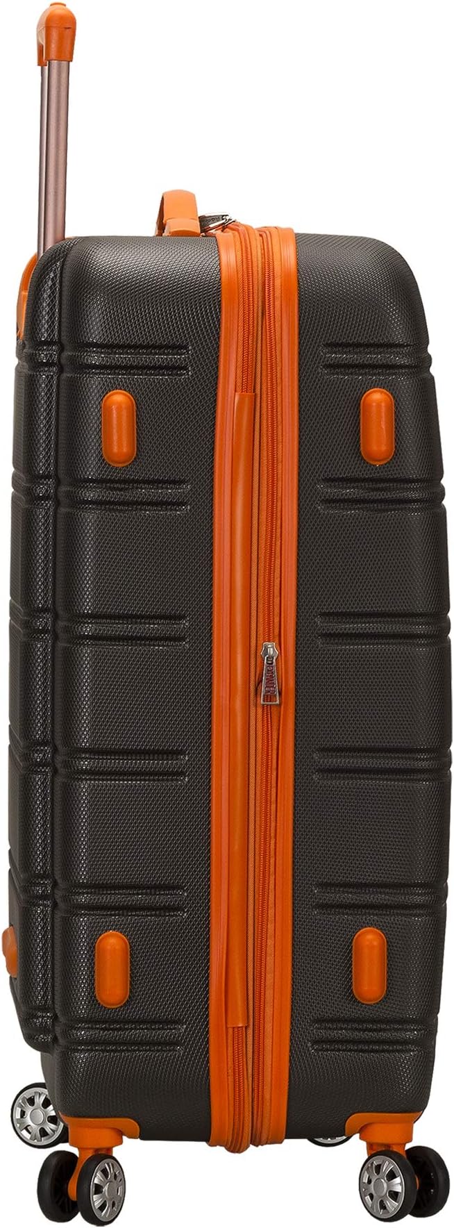 Rockland Melbourne Hardside Expandable Spinner Wheel Luggage, Charcoal, 3-Piece Set (20/24/28)