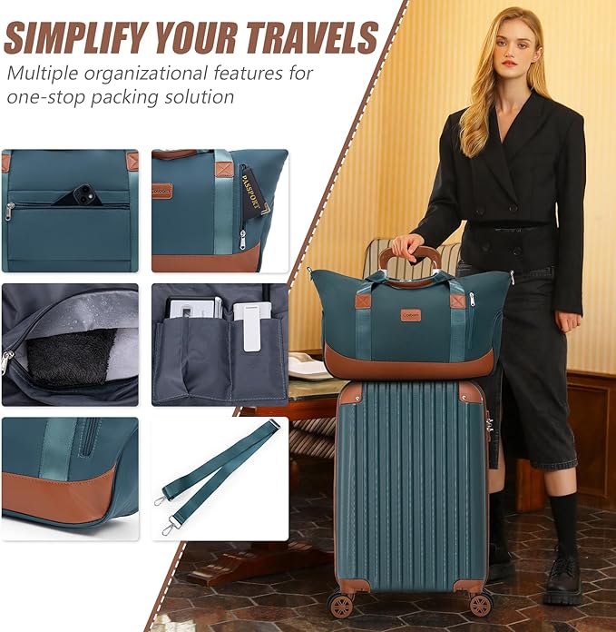 Luggage Sets 5 Piece Suitcases with Wheels, Suitcase Set ABS Hard Case Luggage with TSA Lock Spinner Wheels Durable Travel Luggage