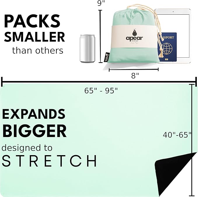 16-in-1 Compact Travel Blanket with Bag – Reversible, Ultra Soft Bamboo Airplane Blanket with Hidden Pocket – Packable for Flights & Travel Essentials (Semi-Weighted, Double Layer)