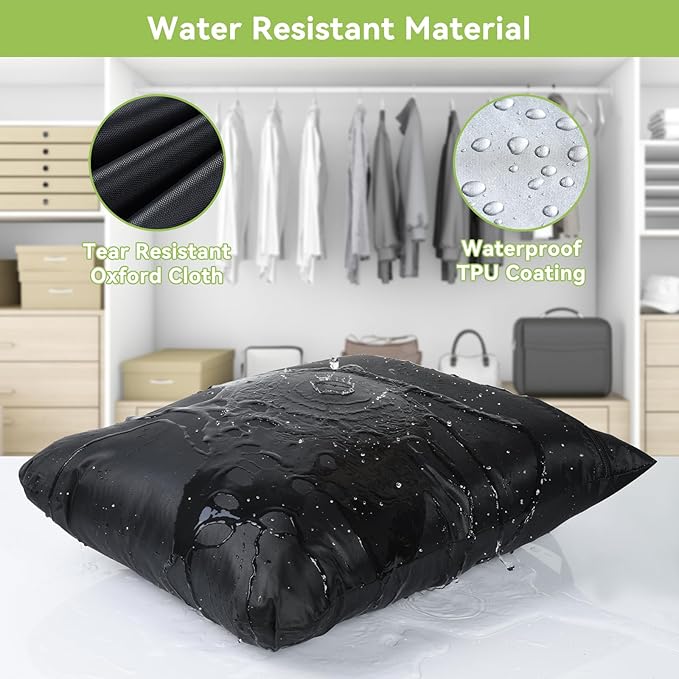 OTraki 2PCS Wet Bags 16x20 inch Medium Wet Dry Bag for Swimsuit and Towels Waterproof Beach Swimming Bag, Wet Dirty Clothes Gym Bags with Handle Drying Do Not Exceed 176℉ (Black & Grey)