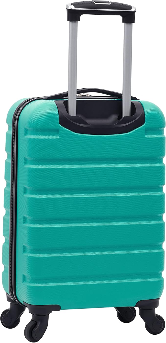 Wrangler 22" Hardside Spinner Carry-On Luggage, Teal