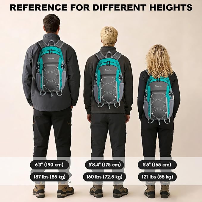 Seektop 20L Foldable Waterproof Hiking Backpack, Ultralight Small Lightweight Daypack Packable Backpack for Men Woman