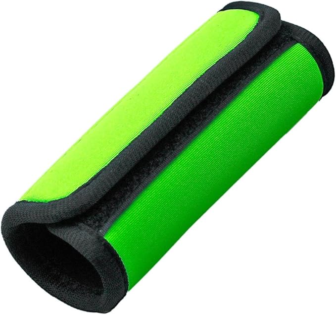 Hibate 5pcs Neoprene Luggage Handle Wrap for Suitcase Identifier Luggage Makers Covers Wraps Travel Accessories - Fluorescent Green