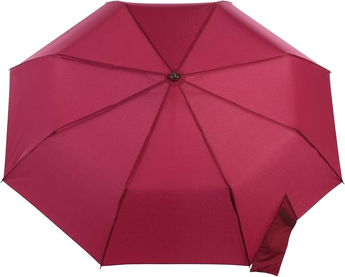 totes Titan Portable Travel Umbrella – Windproof, Waterproof, Strong, Compact Umbrella – Perfect for the Car, Backpack, and On-the-Go