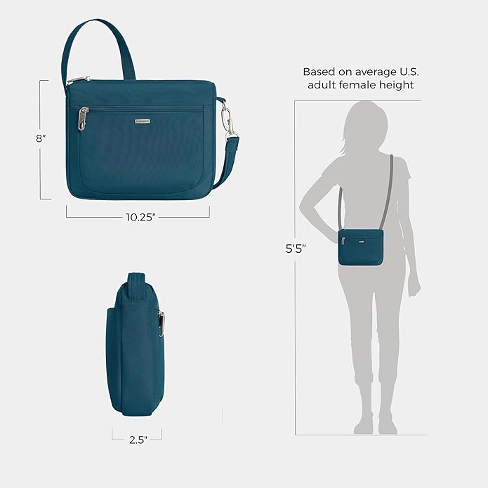 Travelon Anti-Theft Classic Small East/West Crossbody