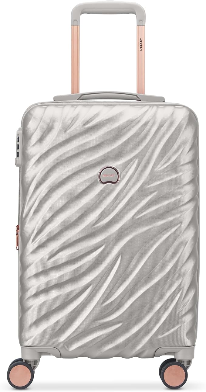 DELSEY PARIS Alexis Lightweight Luggage 2-Piece Set (21"/25"), Expandable Spinner Double Wheel Hardshell Suitcases with TSA Lock
