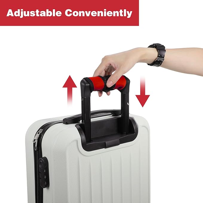 5 Pcs Neoprene Luggage Handle Wraps Soft Grip Covers Colorful Travel Luggage Tags/Identifiers/Marker/Grips Accessories for Suitcase Trolley Travel Bags (Multi-Color)