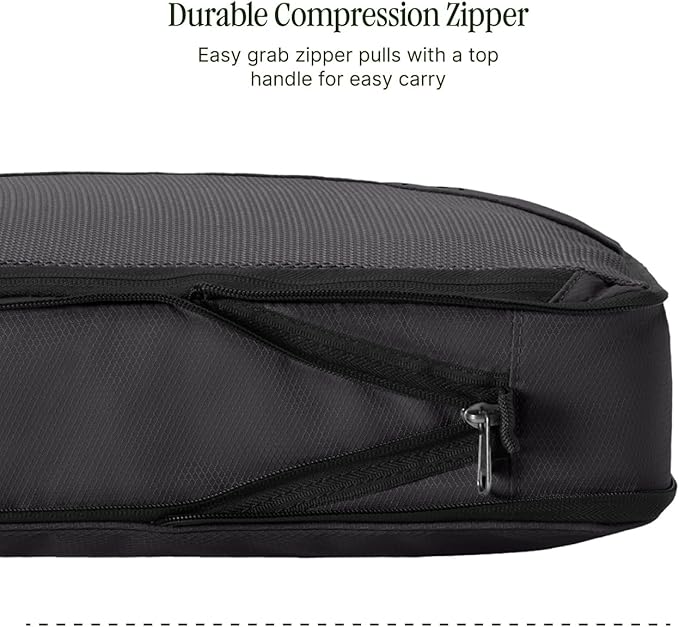 Eagle Creek Pack-It Specter Compression Packing Cubes - Durable, Ultra-Lightweight and Water-Resistant Ripstop Fabric Suitcase Organizer Bags for Clothing and Gear
