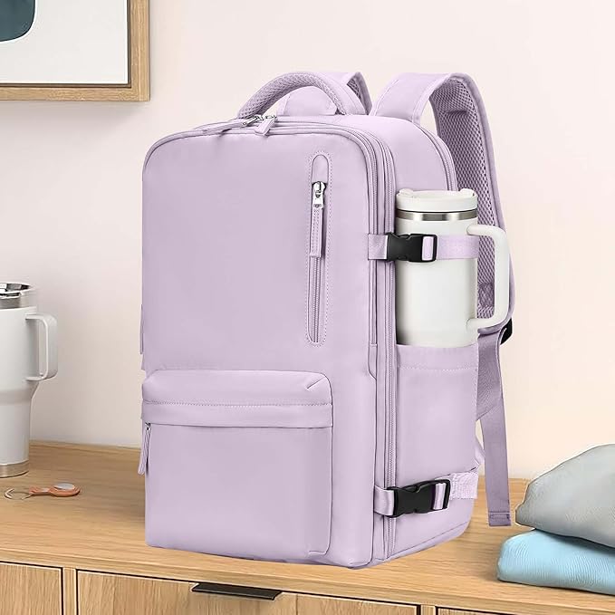 WONHOX Large Travel Backpack Carry on Flight Approved Laptop Work Business Backpack for Women Men Mochila de Viaje