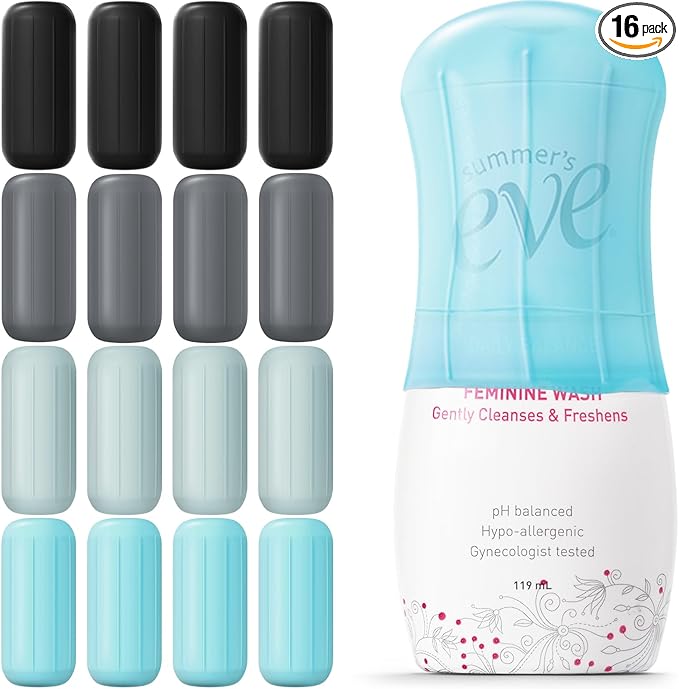 16 Pack Silicone Bottle Cover,Travel Essential for Women Men,Cruise Ship Essentials 2025,Beach Vacation Essentials,Travel Size Toiletries,Airplane Travels Accessories Elastic Sleeves,Leak Proofing