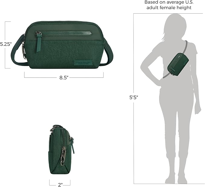 Travelon Anti-Theft Metro Convertible Small Crossbody Bag
