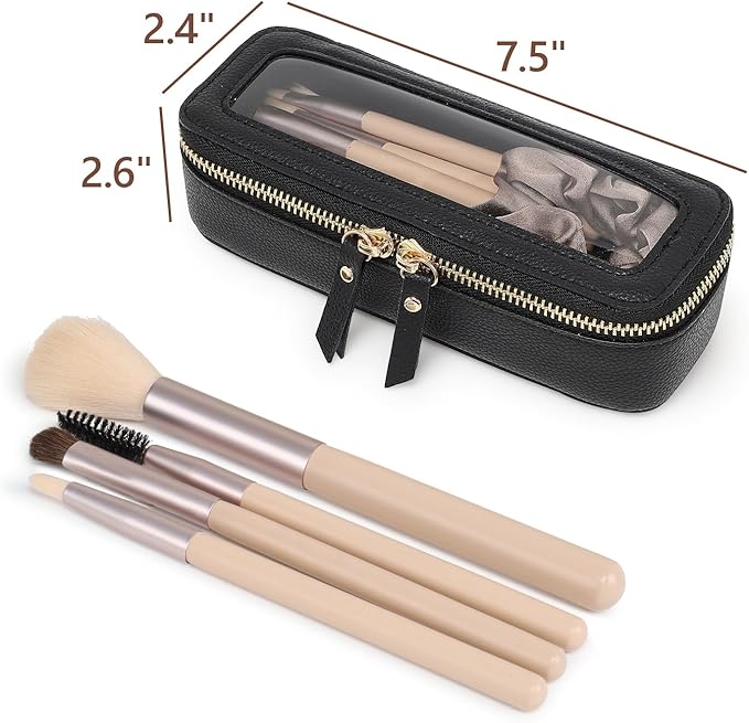 PACKISM Clear Makeup Bag - TSA Approved Toiletry Bag for Carry-on & Checked Luggage, Water Resistant Car Storage Organizer with Reinforced Seams