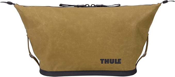 Thule Aion Toiletry Bag - Water-resistant bag for toiletries, makeup & shaving essentials - Removable liquids bag included - Easy to clean - Snap loop for easy hang - Waxed, PFC-free fabric