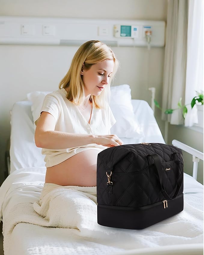 LOVEVOOK Weekender Bags for Women with Shoe Compartment, Lightweight Travel Duffle Bag with Wet Pocket, Hospital Overnight Bags for Women Labor Delivery, Personal Item Carry On Bag for Gym, Sport