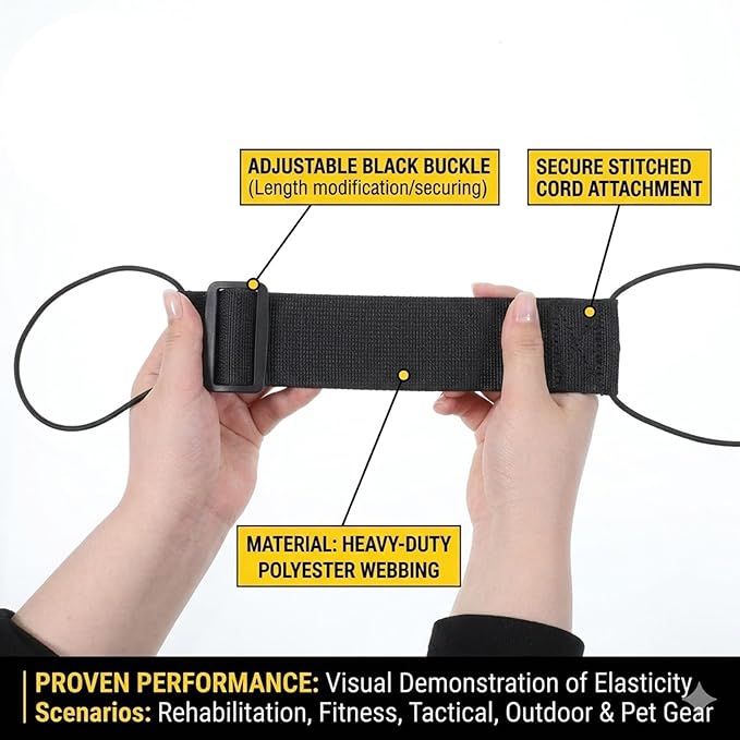 2 PCS Luggage Straps for Add a Bag Adjustable Bungee Elastic Belt Easy to Connect Two Suitcases Travel Essentials Multi-Functional Durable Secure Carry for Attaching Extra Bags Purse