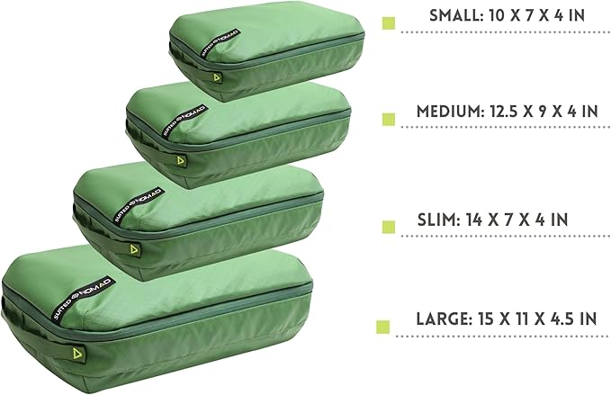 Adventure Travel Packing Cubes, IP65 Water&Dust Proof Organizer Wet Bags