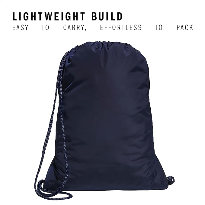 adidas Alliance Sackpack – Drawstring Backpack for Sports, Small Gym Bag