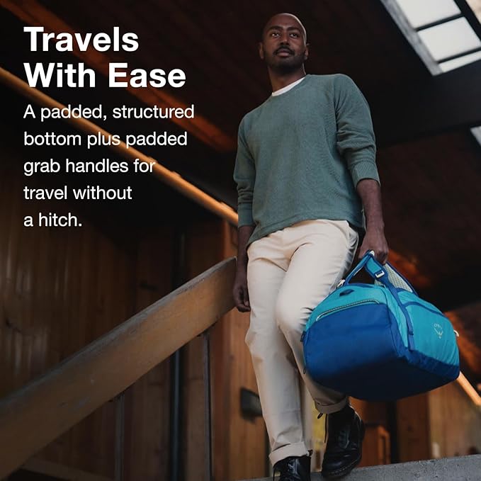 Osprey Daylite Duffel Backpack - Convertible Everyday Duffel Bag for Gym, Commute, and Travel