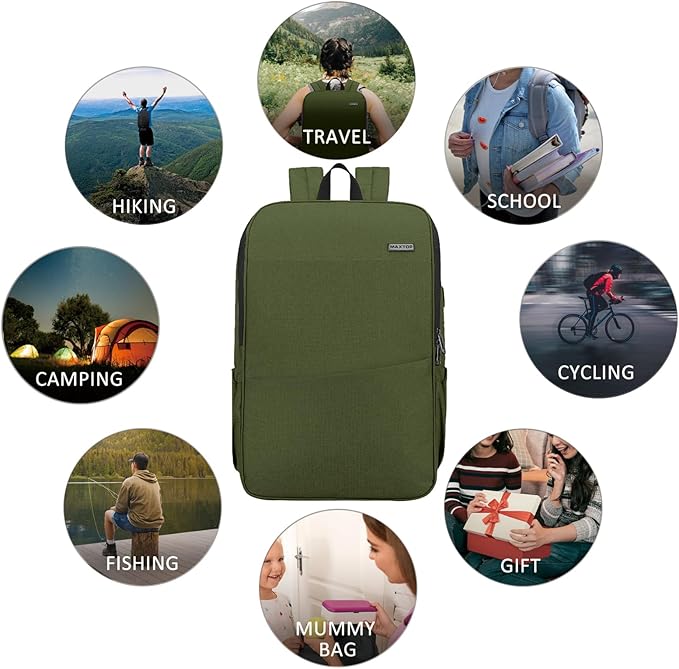 MAXTOP Deep Storage Laptop Backpack Business Anti-theft Backpacks[Water Resistant] College School Computer Bookbag Fits 17 Inch Laptop