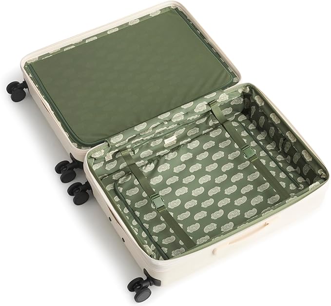 Hardside 3 Piece Luggage Set, Cottage Cream, One Size